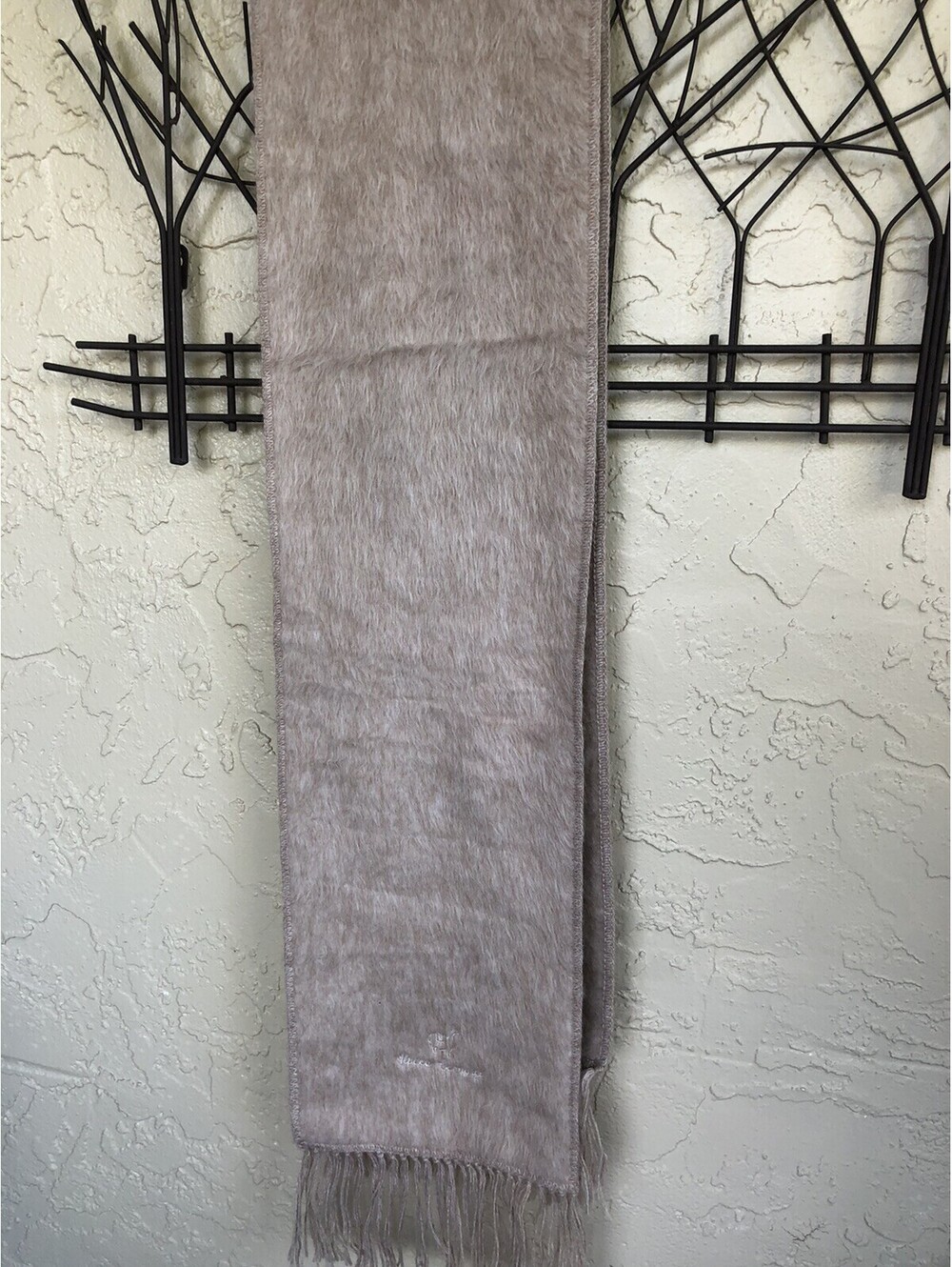 Alpaca Camargo Tan Beige Scarf Winter One Size Great Condition.